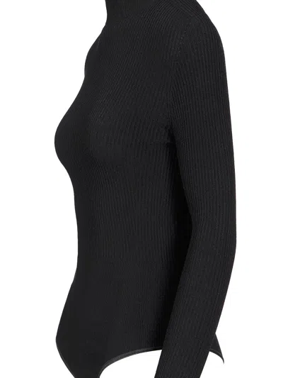 Alaïa Mock-neck Long Sleeve Bodysuit