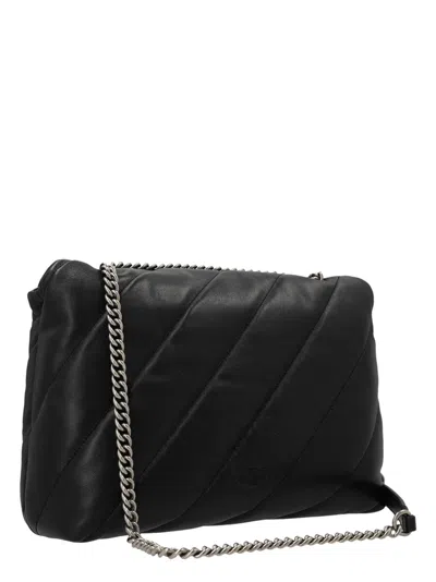 Pinko Love Big Puff Crossbody Bags Black