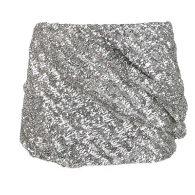 Attico Sequin-embellished Miniskirt