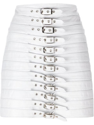 Shop Manokhi 'dita' Skirt In White