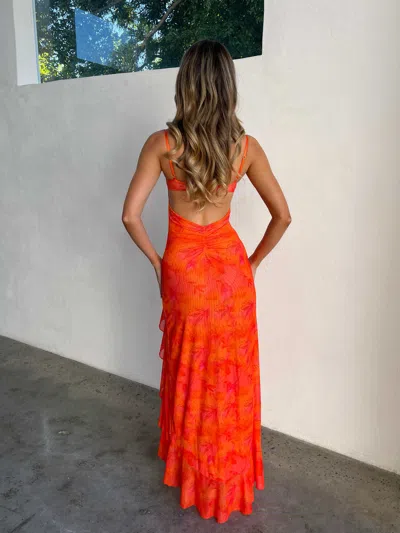 Outcast Beatrix Maxi Dress Orange