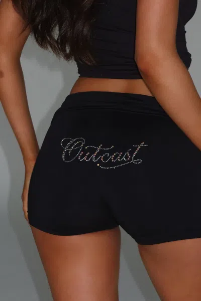 Outcast Christina Booty Shorts Black