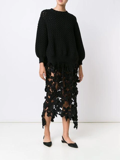 Shop Simone Rocha Knitted Skirt