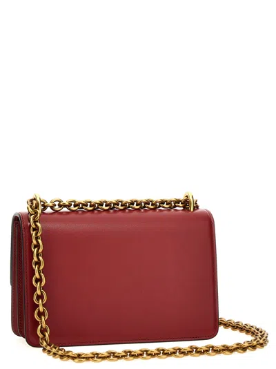 Valentino Garavani Garavani Vain Small Shoulder Bag In Shiny Calfskin Woman Rosso Valentino Uni
