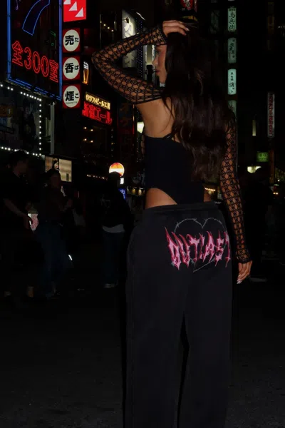 Outcast Nya Sweatpant Washed Black