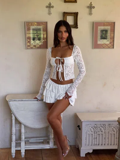 Outcast Sylvia Top White