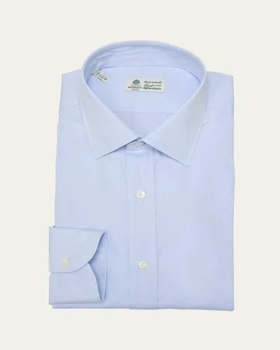 Borrelli Vertical Stripe Pattern Spread Collar Button-up Shirt For Men In Multi