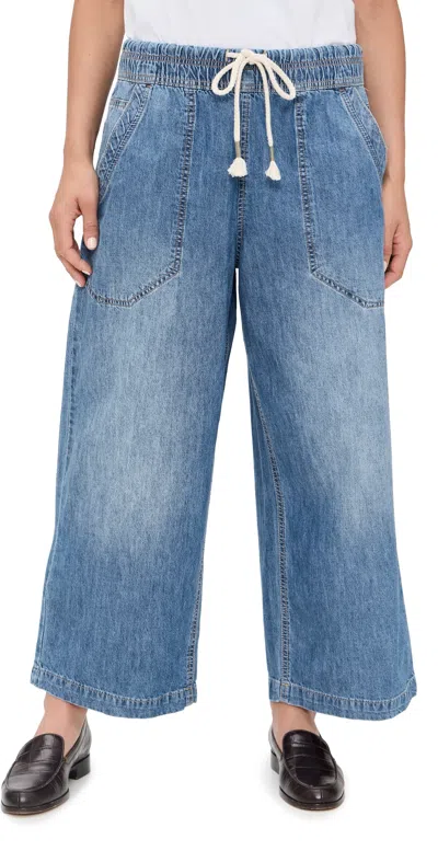 Free People Easy Peasy Pull On Jeans In No Problem