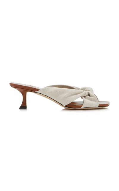 Jimmy Choo Avenue Canvas Mules