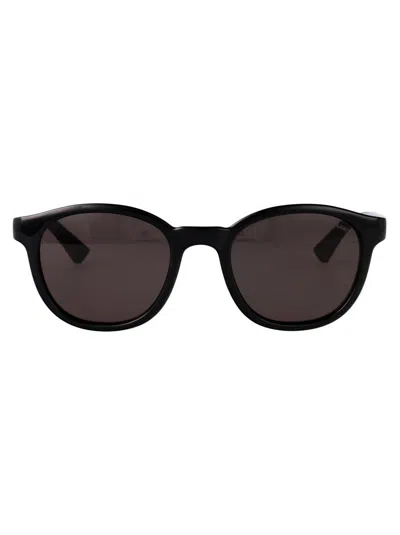 Montblanc Mb0398s Sunglasses In Black-black-grey