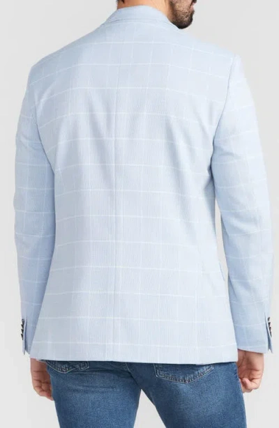 Savile Row Co Windowpane Sport Coat In Blue