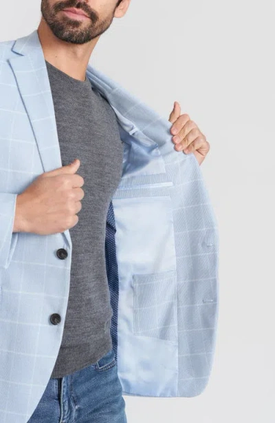 Savile Row Co Windowpane Sport Coat In Blue