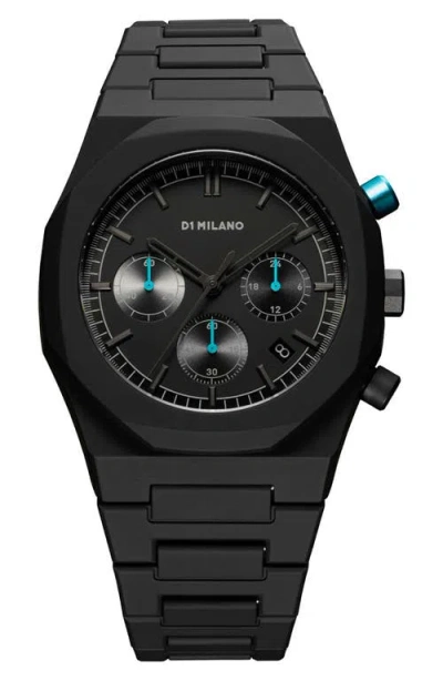 D1 Milano Polychrono 40.5mm Watch In Black