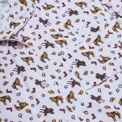 Crickle Daisy Yeehaw Long Pajama Set