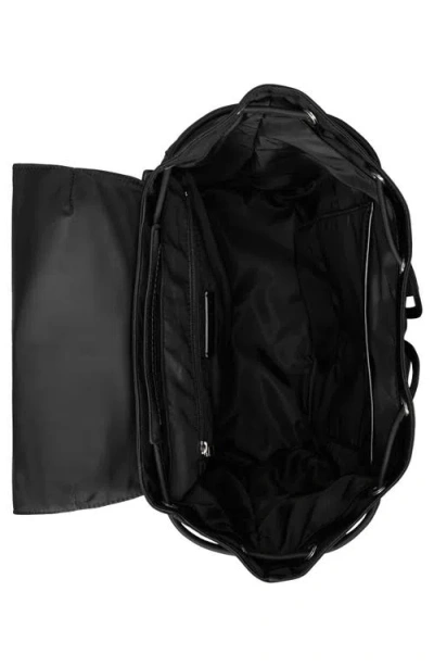 Tory Burch Functional Nylon Backpack With Multiple Pockets In Black