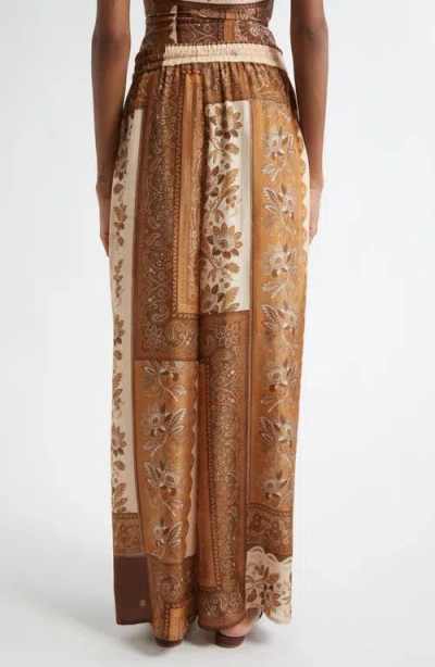 Zimmermann Lucky Silk Wide Leg Pants
