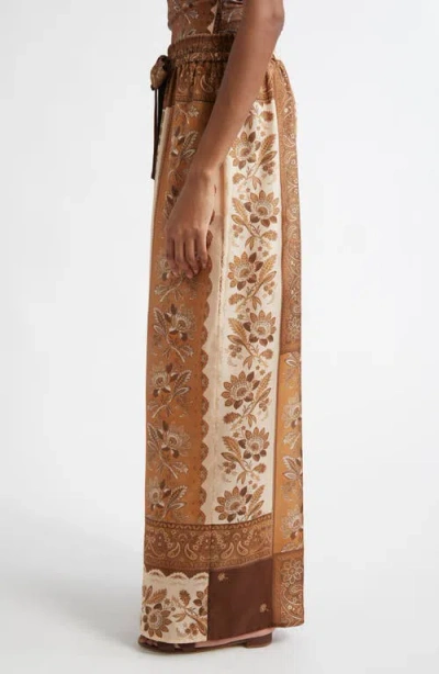 Zimmermann Lucky Silk Wide Leg Pants