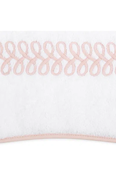 Matouk Astor Braid Cotton Washcloth In White