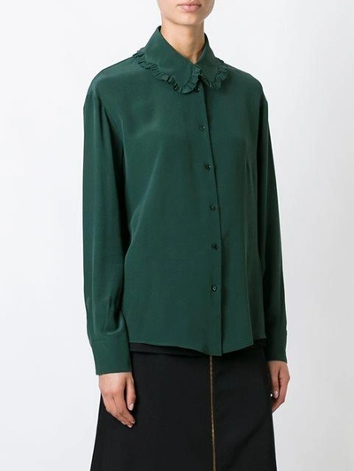 Shop Rochas Ruffled Collar Shirt