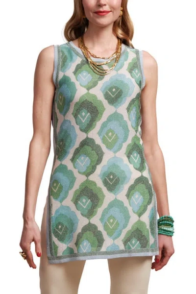 Frances Valentine Robbie Top Graphic Leaf