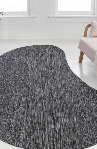 Jonathan Y Evan Modern Rustic Organic Curve Indoor/outdoor Shaped Area Rug