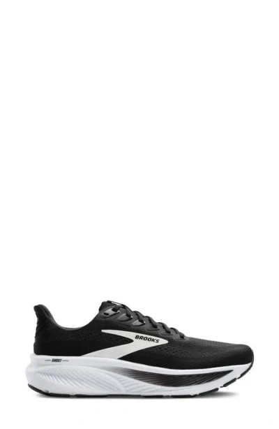 Brooks Ghost 17 Running Shoe In Black