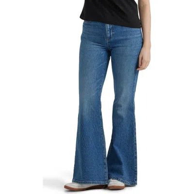 Lee Skinny Flare Jeans In Brown