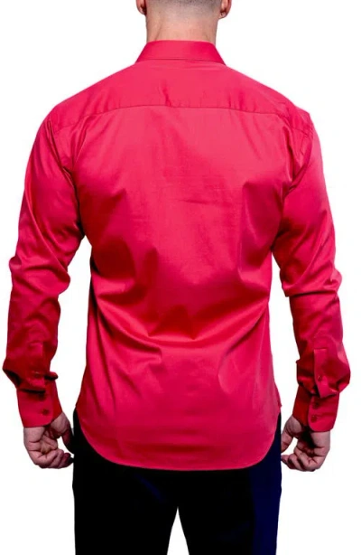Maceoo Einstein Aristocratluxestretch Button-up Shirt In Pink