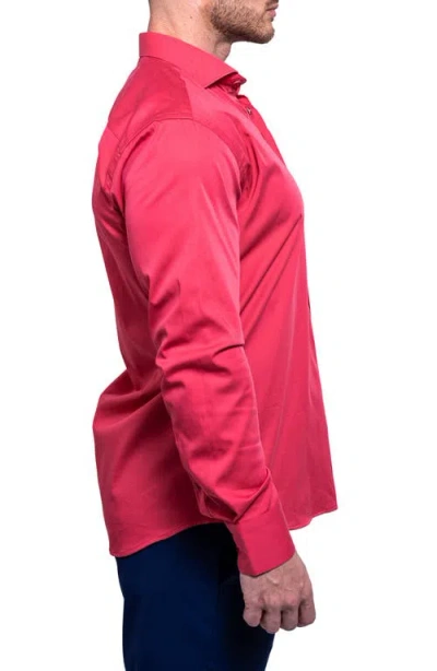 Maceoo Einstein Aristocratluxestretch Button-up Shirt In Pink