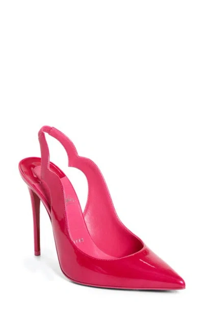 Christian Louboutin Fuchsia Slingback Stiletto With Heel