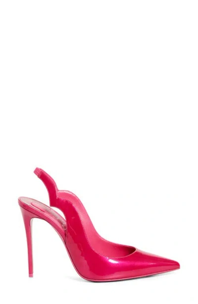 Christian Louboutin Fuchsia Slingback Stiletto With Heel