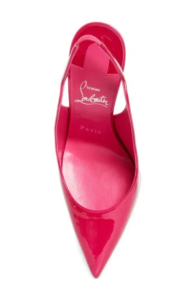 Christian Louboutin Fuchsia Slingback Stiletto With Heel