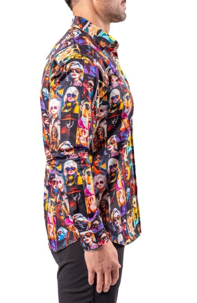 Maceoo Fibonacci Resistance Contemporary Fit Button-up Shirt