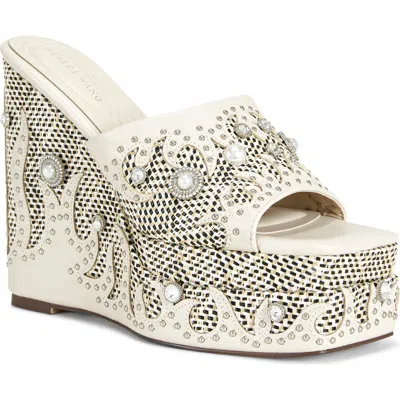 Azalea Wang Appolonia Wedge Slide Sandal