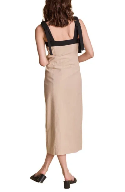 Endless Rose Cotton & Linen Blend Midi Sundress