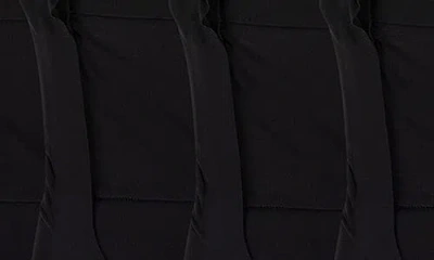 Memoi Assorted 4-pack Cushioned Liner Socks In Black