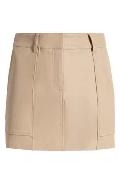 Commando Faux Leather Utility Micro Mini Skirt
