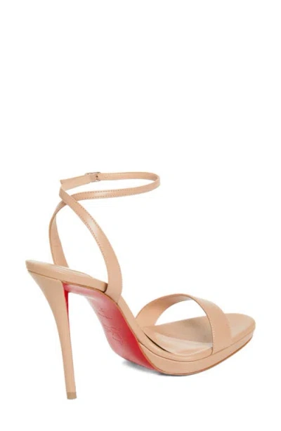 Christian Louboutin Loubi Queen Red Sole Ankle-wrap Sandals