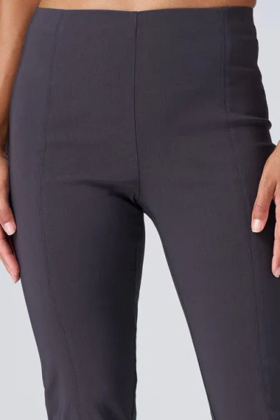 Franne Golde All Season Tapered Pull-on Stretch Pants In Blue