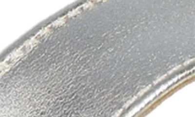 Pelle Moda Laika Ankle Strap Sandal In Silver