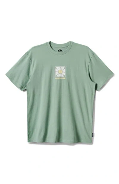 Quiksilver Men's Bloomy Short Sleeve T-shirt In Green