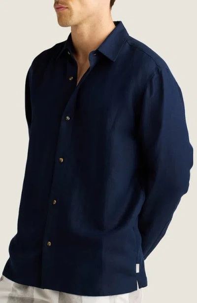 Auto-reply™ Andrew Linen Blend Button-up Shirt
