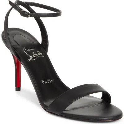 Christian Louboutin Miss Z Leather Red Sole Ankle-strap Sandals