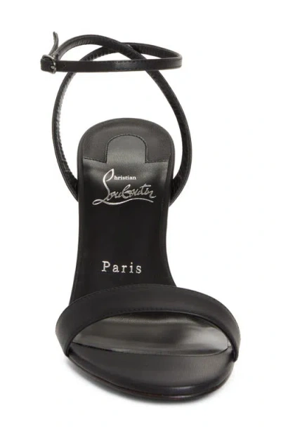 Christian Louboutin Miss Z Leather Red Sole Ankle-strap Sandals