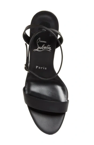 Christian Louboutin Miss Z Leather Red Sole Ankle-strap Sandals