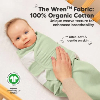 Keababies 3-pack Soothe (wren) Swaddle Wraps