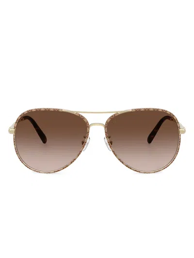 Tory Burch Woman Sunglass Ty6114 In Brown