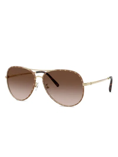 Tory Burch Woman Sunglass Ty6114 In Brown
