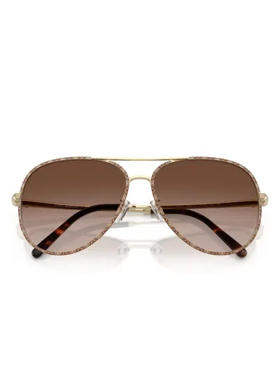 Tory Burch Woman Sunglass Ty6114 In Brown