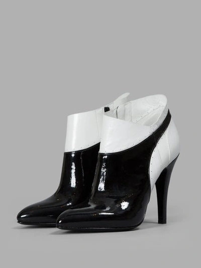 Shop Maison Margiela Women's Black/white Ankle Boots